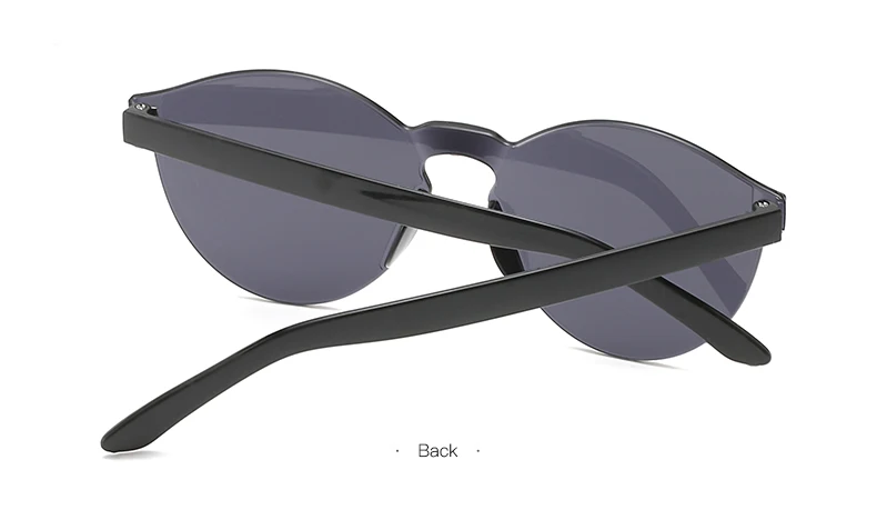 Бескаркасные желеобразные прозрачные солнцезащитные очки карамельные солнцезащитные очки все-в-одном океанские очки