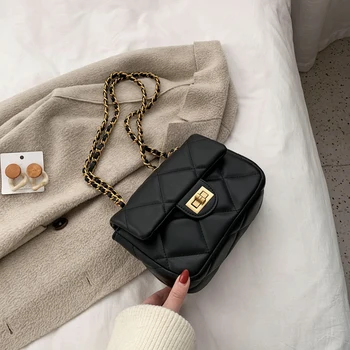 

Chain Ladies Mini Bag Fashion Shoulder Bag for Women 2020 Chain Designer Messenger Bag Lady Travel Luxury Handbags and Purses