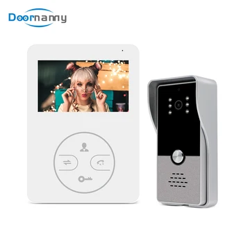 

Doornanny 4Inch Video Intercom For Home Apartment Smart Ring Smart Doorbell Monitor Set Access Control System Auto Photograph