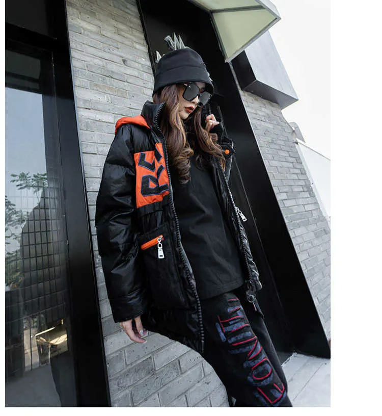 Max LuLu корейская мода уличная женская зимняя куртка теплая женская джинсовая стеганая куртка с капюшоном винтажная Зимняя парка размера плюс
