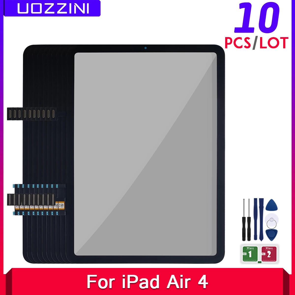10 шт./лот Сенсорная панель s для iPad 9 Air 4 4-го поколения 2020 A2324 A2325 A2072 A2316 внешняя