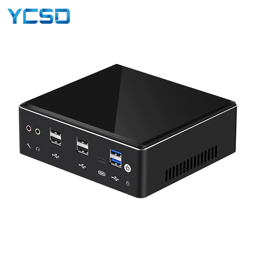 Мини ПК Intel Core i7 7500U 8650U Компьютер Windows 8 10 2 * DDR4 M.2 SSD USB DP Type C LAN WiFi 4K HTPC Micro Desktop NUC Minipc i5