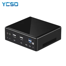 ミニPC Intel Core i7 7500U 8650UコンピューターWindows 8 10 2 * DDR4 M.2 SSD 8 * USB DP Type-C 2 * LAN WiFi 4K HTPCマイクロデスクトップNUC Minipc i5 8350U 8250U 7200U 10510U 6500U 8550U 8650U i3 7020Uコンピューター産業用HDMI USB3...(China)