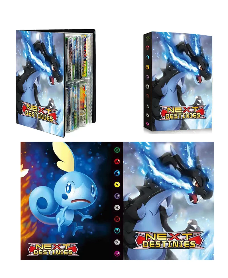Put up to 240 Cards Charizard Cards Album Book Best Protection Trading Cards Card Binder Holder 
