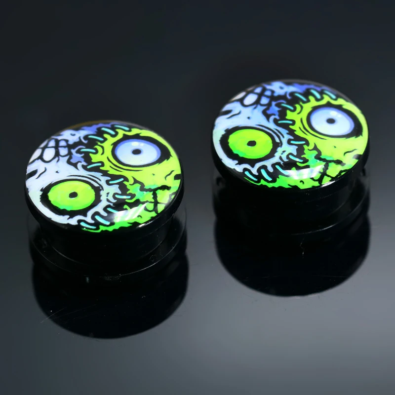 Ear Plugs Piercing Expander Acrylic Stretchers Ear Flesh Tunnel Body Jewelry 1 Pair piercing jewelry,ear piercing jewelry,body piercing jewelry,body jewelry