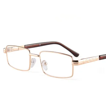 

cubojue Glasses Frame Men rectangle Eyeglasses Male Spectacles 52-17-140 Spring Hinge for Optical myopia diopter reading eyewear