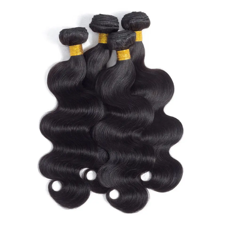 Brazilian Body wave Human Hair Bundles Extensions 22 24 26inch Human Hair Weave Remy 1/3/4 Bundles