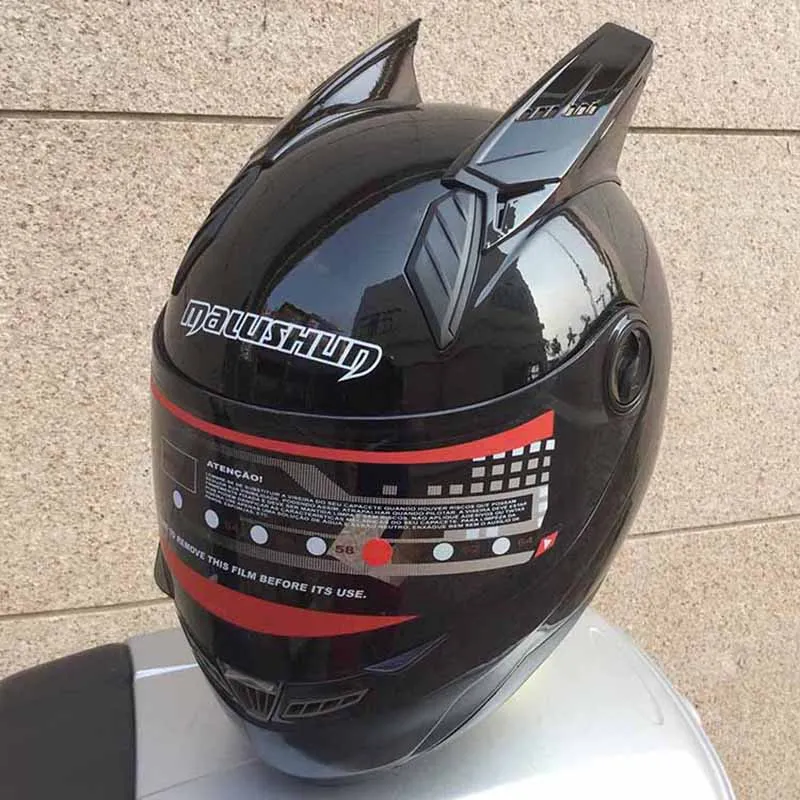 Motorcycle Helmet cool Modular Winter Season Black With Visor Safety Single Lens Racing Full Face the | Автомобили и мотоциклы
