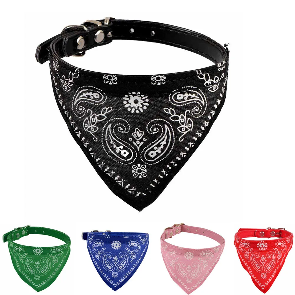 

Adjustable Pet Dog Puppy Cat Neck Scarf Bandana Collar Neckerchief for dog perro chien dla psa hond honden cani psy 2019 new ##
