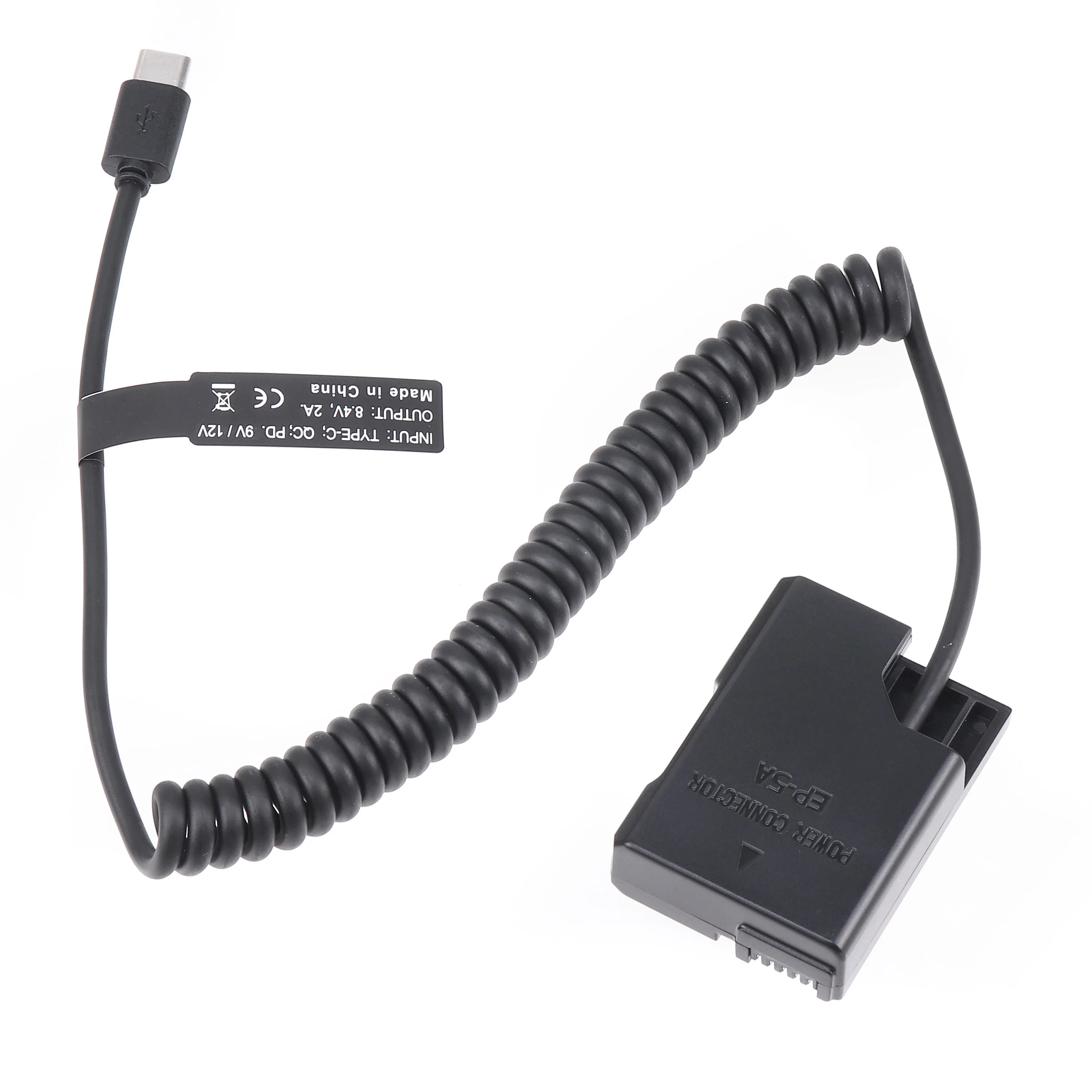 Adattatore Batteria Fittizia Fotga En-El14 + Cavo Tipo C Per Nikon D3100 D3200 D3300 D3400 D3500 D5100 D5200 D5300 D5400 D5500 D5600
