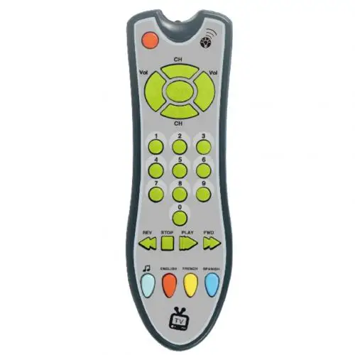 Baby Simulation TV Remote Control Shape Kids Educational Music English Learning Acknowledge Interactive Toy 8
