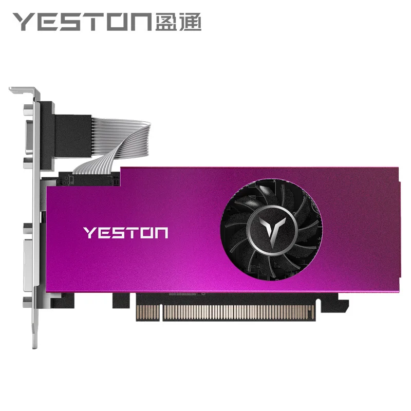 Видеокарта Yeston Radeon RX550 2 ГБ GDDR5 PCI Express 3 0 DirectX12 один слот Графическая карта VGA + HDMI DVI-D