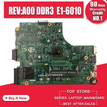 

CN-0TFPK8 0TFPK8 TFPK8 PWB:1102F REV:A00 DDR3 w E1-6010 CPU for Dell Vostro 14 3445 V3445 Laptop NoteBook PC Motherboard