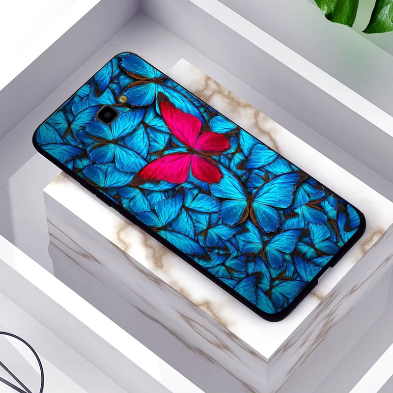 TPUBLK620 Чехол для Samsung J4 J6 Plus, мягкий черный ТПУ чехол с розами для Samsung J4, чехол для J5 J7 Prime, чехол для J3 J5 J7, чехлы - Цвет: TPUBLK620