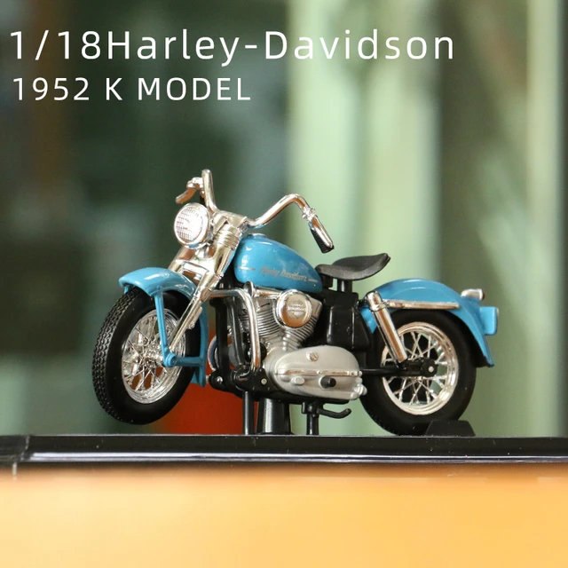 Maisto 1:18 HARLEY DAVIDSON 1952 K modeli Diecast motosiklet modeli  uygulanabilir oyuncak hediyeler koleksiyonu - AliExpress