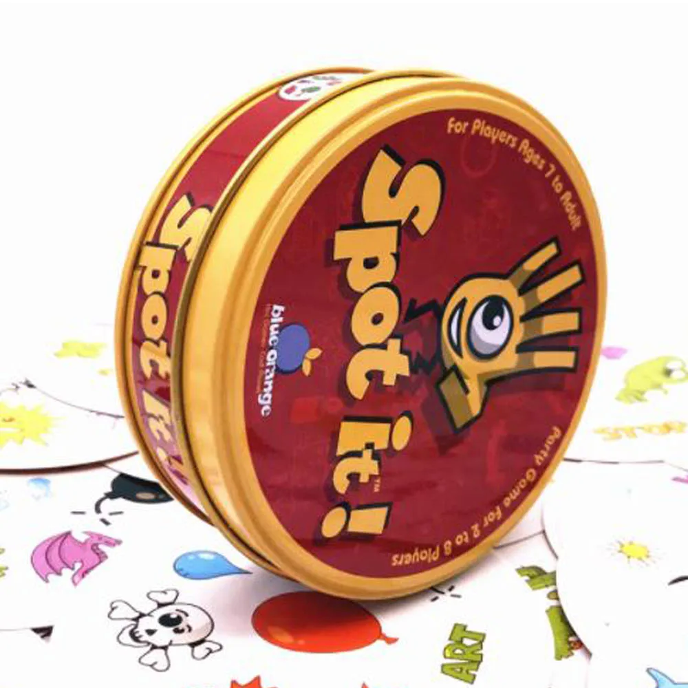 Место это карточная игра настольные игры Dobble Алфавит животные кемпинг хип праздник образование игрушки семья дети Вечеринка игральные карты игры - Цвет: Red