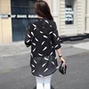 Blouse Women 2020 Plus Size  Women's Shirt Chiffon Ladies Tops Long Sleeve Clothes Summer Style Embroidery Clothes 6