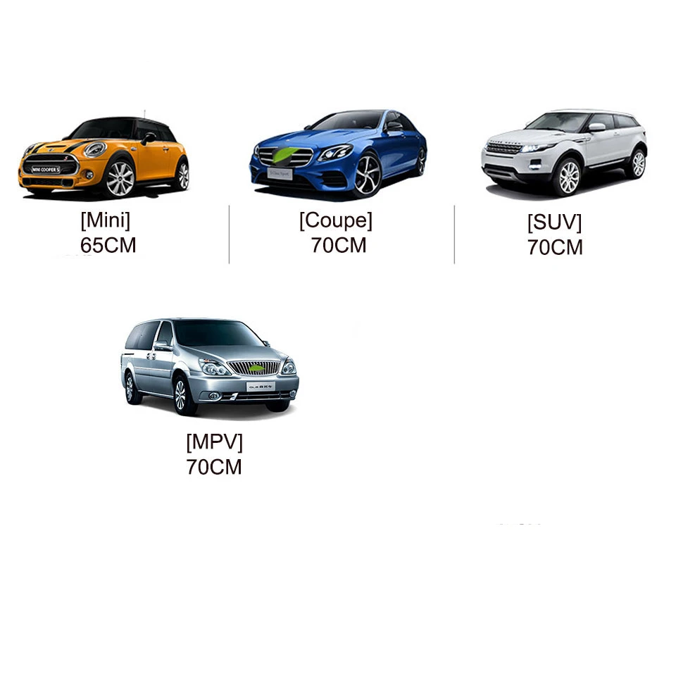46 см/65 см/70 см Upgarde SUV лобовое стекло автомобиля солнцезащитный козырек Окно