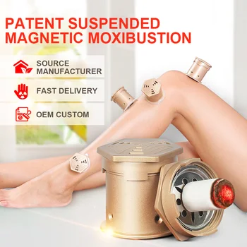 

1Set Moxibustion Device Smokeless Moxibustion Stick + Box Household Portable Chinese Medicine Moxa Therapy Massage Health Care