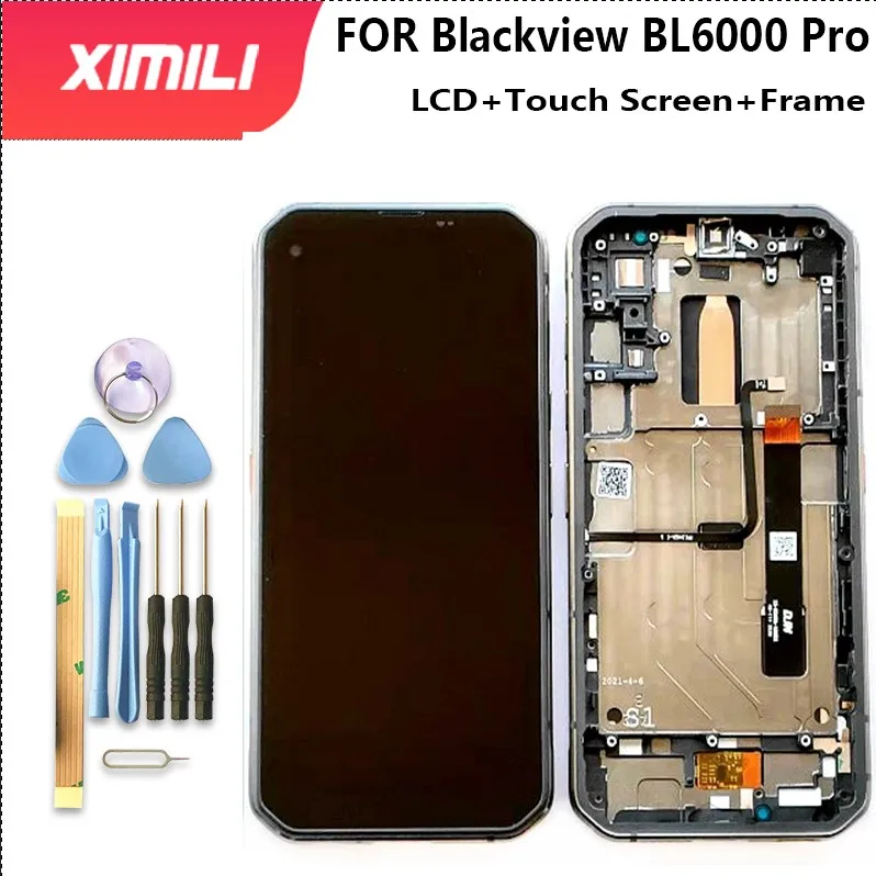 100% Оригинальный Новый ЖК-дисплей Blackview BL6000 PRO + дигитайзер сенсорного экрана рамка