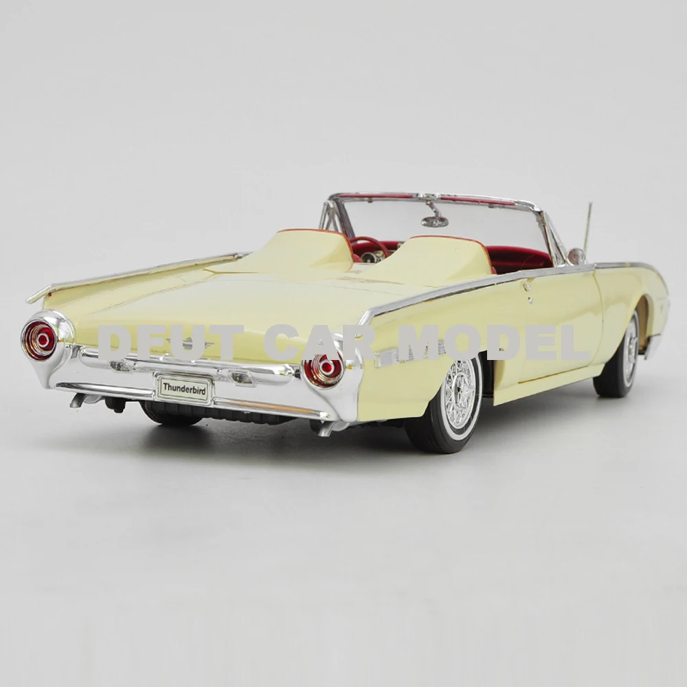 1:18 сплав игрушка Tbird 1962 путешествия издание автомобиль модель детских игрушечных автомобилей авторизованный игрушки для детей