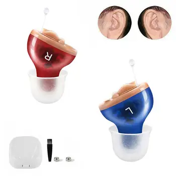 

1 pc CIC Hearing Aids Small Inner Ear Invisible Rechargeable Hearing Aids CIC Mini Inside The Ear Sound Amplifier Cross-border
