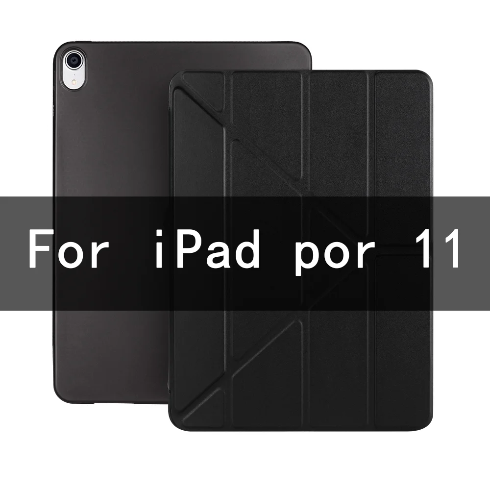 pro 11black Тонкий чехол Funda для ipad pro 11 ipad pro 9,7 ''11'' ТПУ задняя смарт-Крышка для Pro 9,7 дюймов ipad чехол с автоматическим сном/пробуждением - Цвет: pro 11black