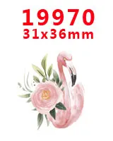 30 шт мультяшный персонаж плоское украшение из смолы PR 18202 - Color: 19970