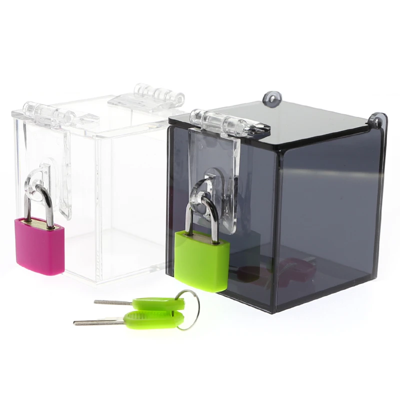 colorful acrylic chastity cage lock with key safe chastity keyholder the chastity key safe chastity game sex game for couple adult games aliexpress