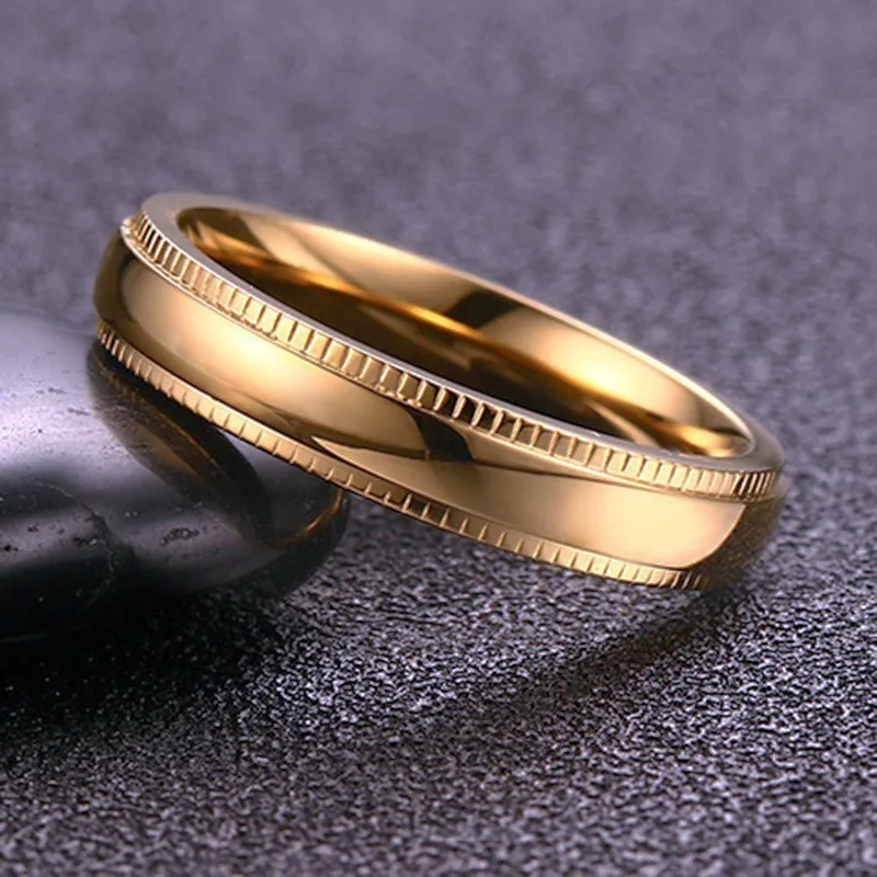 Vnox мужское кольцо с мизинцем золотого цвета из нержавеющей стали anillo masculino мужские ювелирные изделия