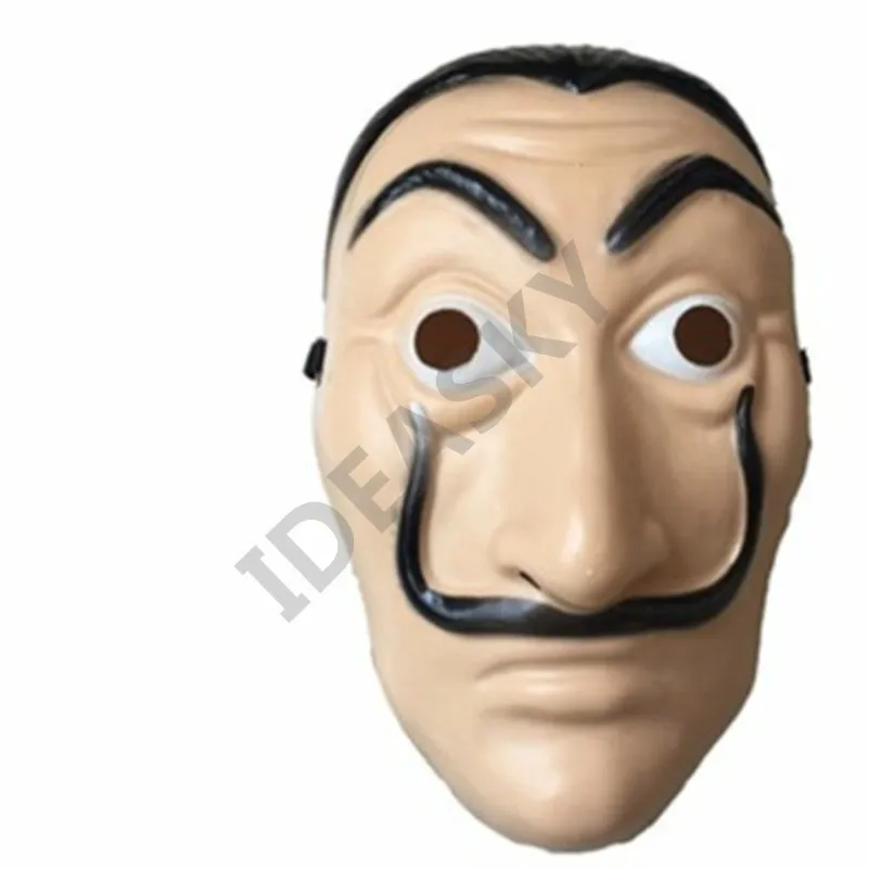 Money Heist The House Of paper La Casa De Papel Dali, карнавальный костюм для мужчин на Хэллоуин, женские Вечерние Маски для детей