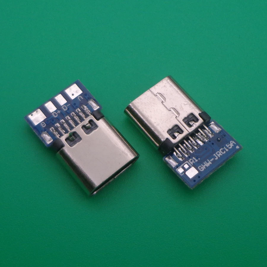 5 шт. USB 3,1 Тип C разъем 14 Pin гнездо сосуд через отверстия PCB 180 вертикальный щит USB C|Соединители| | АлиЭкспресс