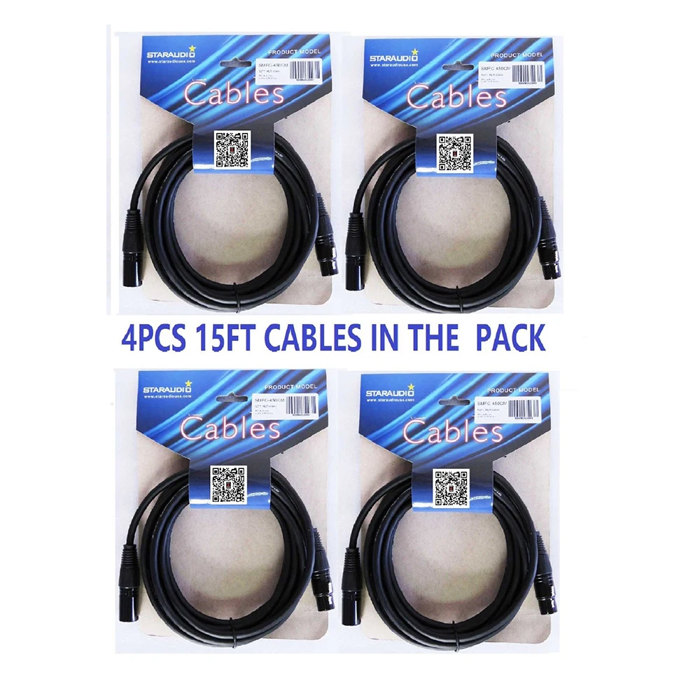 4pcs package audio cable smfc450cm