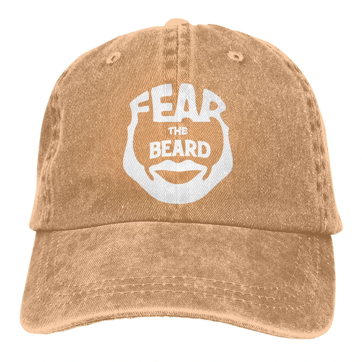 Бойтесь бороды Casquette черный унисекс Мужские Женские деним Strapback бейсболка Регулируемая Гольф папа шляпа - Цвет: Хаки