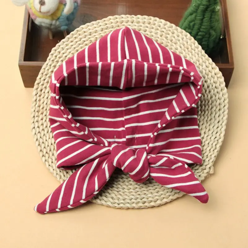 15 Colors Children Bow Cap Baby Cotton Hat Newborn Girls Baby Head Wrap Solid Color Toddler Accessories 0-3 Years