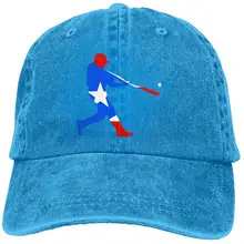 Бейсбольная Кепка Для Взрослых из хлопка и денима