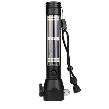 

Roadside Multi-Function Solar Powered Flashlight Survival Tool