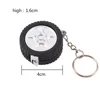 black Color Keychain Tape Measure 1 Meters Quantity Clothing Size Tape Measure Small Tape Measure Keychain ► Photo 3/6