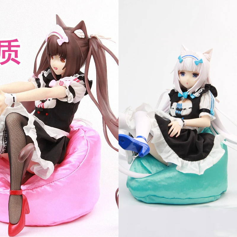 Japan NEKOPARA Vol.1 Soleil Opened! Chocolate Vanilla Action Figure Anime PVC Sexy Girls Collection Model Dolls Toys for Gifts | Игрушки и