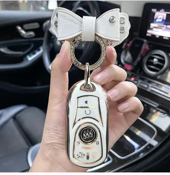 Nuova copertura della cassa chiave dell'automobile di TPU per Buick Envision Vervno GS 20T 28T Encore nuovo LACROSSE Opel Astra k accessori Auto Auto portachiavi - Nuova copertura della cassa chiave dell automobile di TPU per Buick Envision Vervno GS 20T