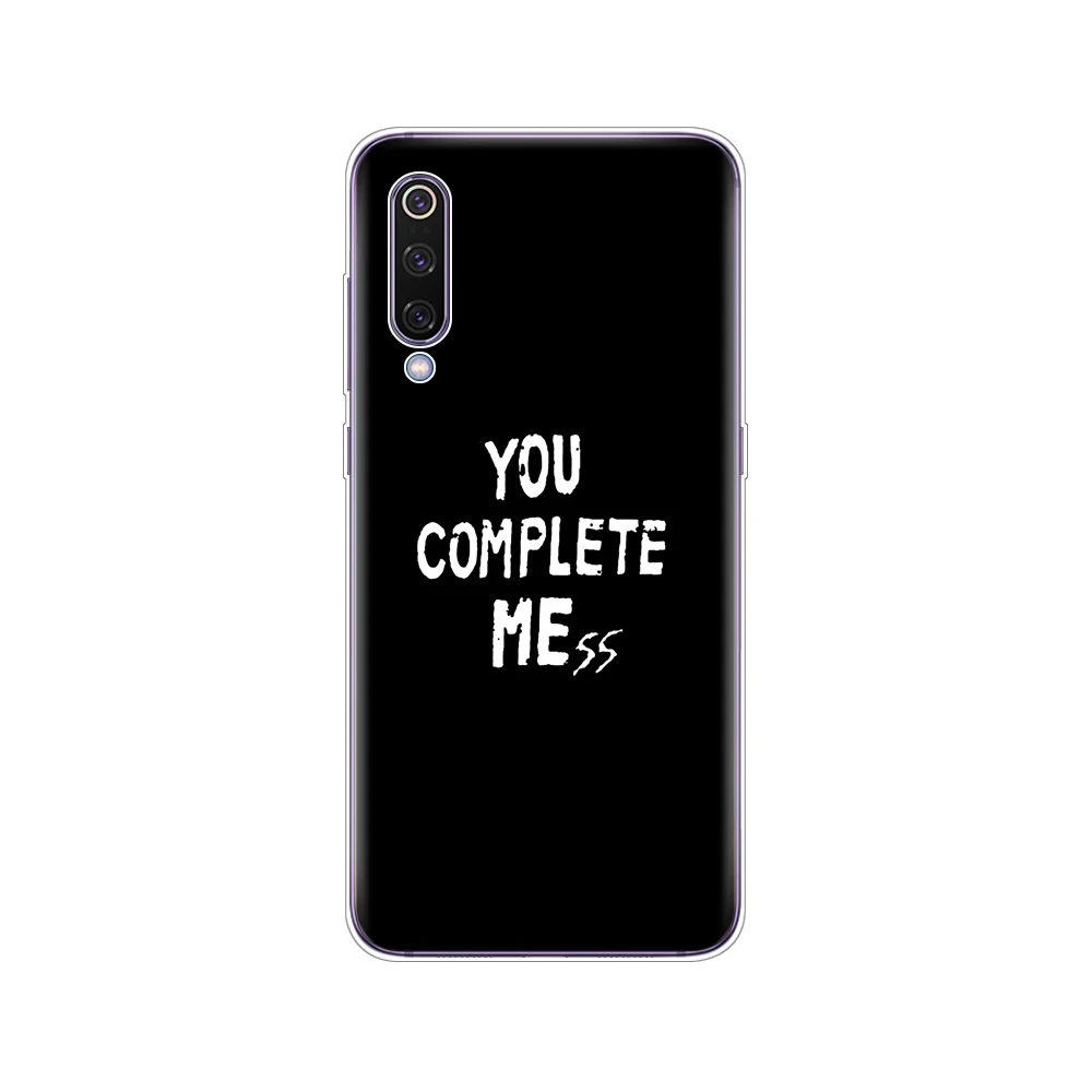 34730 Чехол для xiaomi mi 9, силиконовый мягкий чехол из ТПУ для телефона xiaomi mi 9 xiaomi 9 SE, защитный чехол для бампера, 360, черный - Цвет: 34730