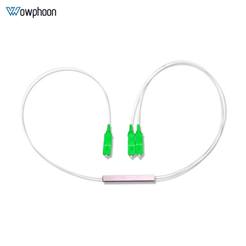Sc Apc Mini Plc Splitter 1X 2 Splitter In Fibra Ottica Monomodale 1X2 Sc Apc Plc Splitter/ 1X2 Plc Splitter Coppia Ottica Fbt