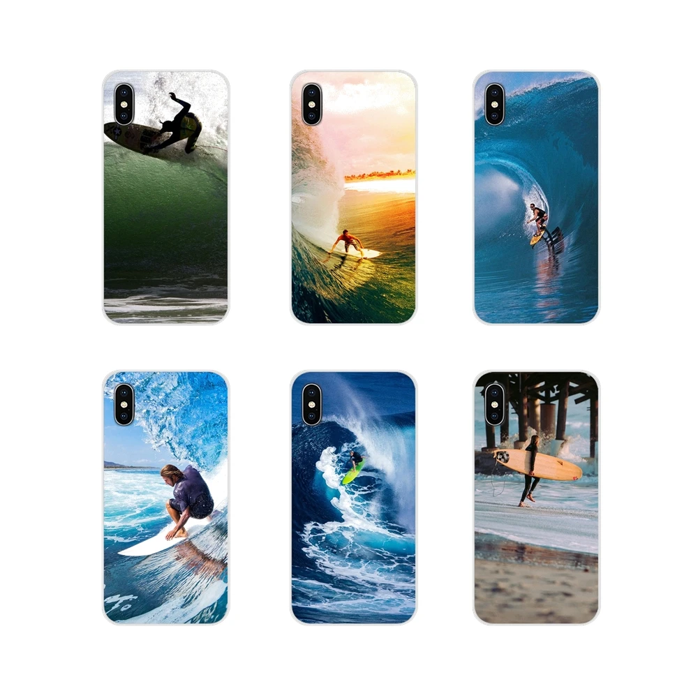 Аксессуары чехлы для телефонов Xiaomi Mi4 Mi5 Mi5S Mi6 Mi A1 A2 A3 5X 6X 8 CC 9 T Lite SE Pro Dynamic Sea Wave Surf |