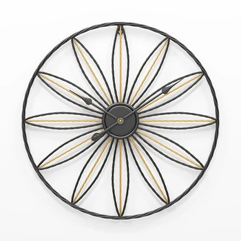 

Modern Design Vintage Large Wall Clocks Decorative European Retro Metal Clocks Wall Watch Home Decor