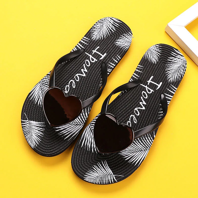 2021 Summer Slippers sandals Shoes Woman Summer Pink Lover open Toe Flip Flops Clear Women Outdoor Flat Beach Slides Dropship