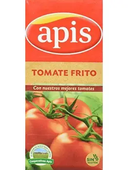 

Apis - Tomate Frito - Sin gluten - 400 g - [Pack de 8]