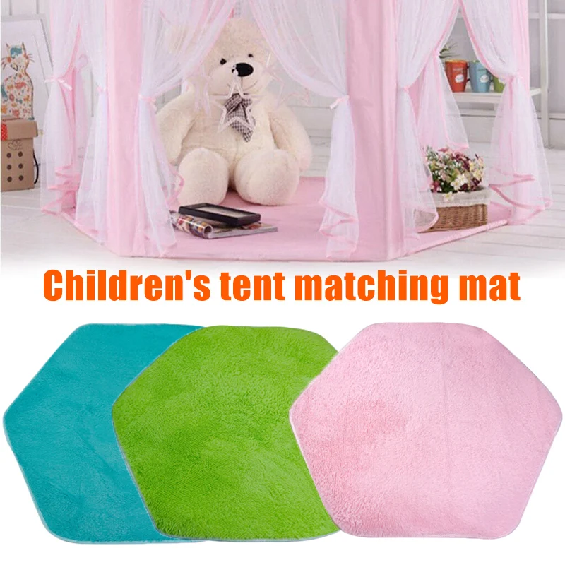 Child Playhouse Tent Carpet Rug Floor Game Cushion Toy Hexagonal for Home Kids MYDING | Дом и сад