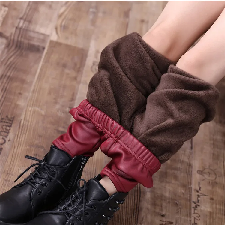 

2019 Childrenswear Spring And Autumn GIRL'S Leggings Outer Wear Thin Skinny Leggings Children Faux Leather Pants