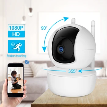 

2020 Mini Camera Night Vision CCTV WiFi Camera Cloud Storage Baby Monitor 1080P Home Security IP Camera Two Way Audio Wireless