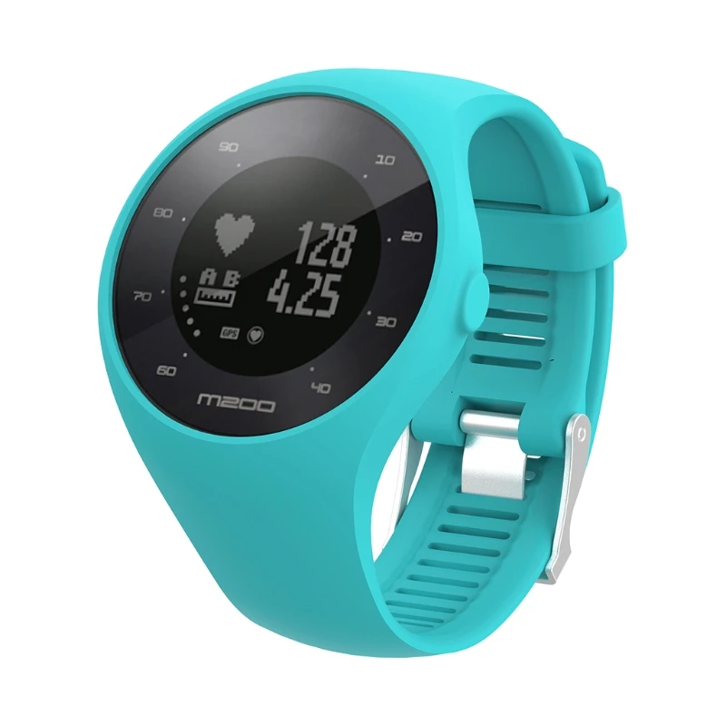 Силиконовые часы Браслет замена для Polar M200 gps часы - Цвет: BL